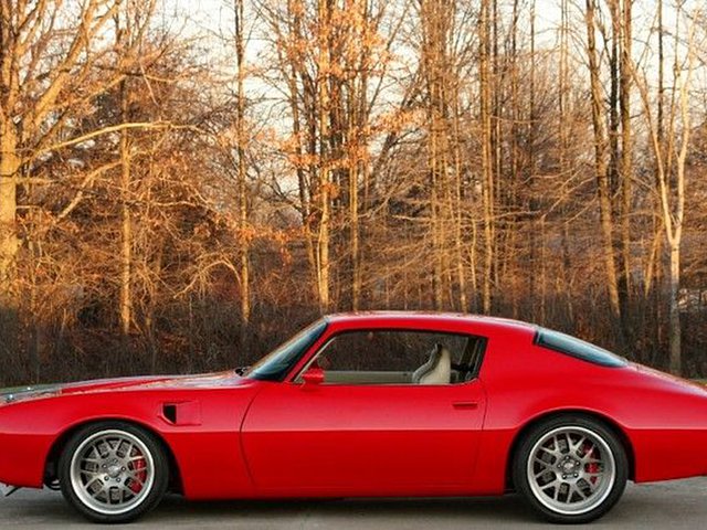 1972 Pontiac Firebird Code Red Photo